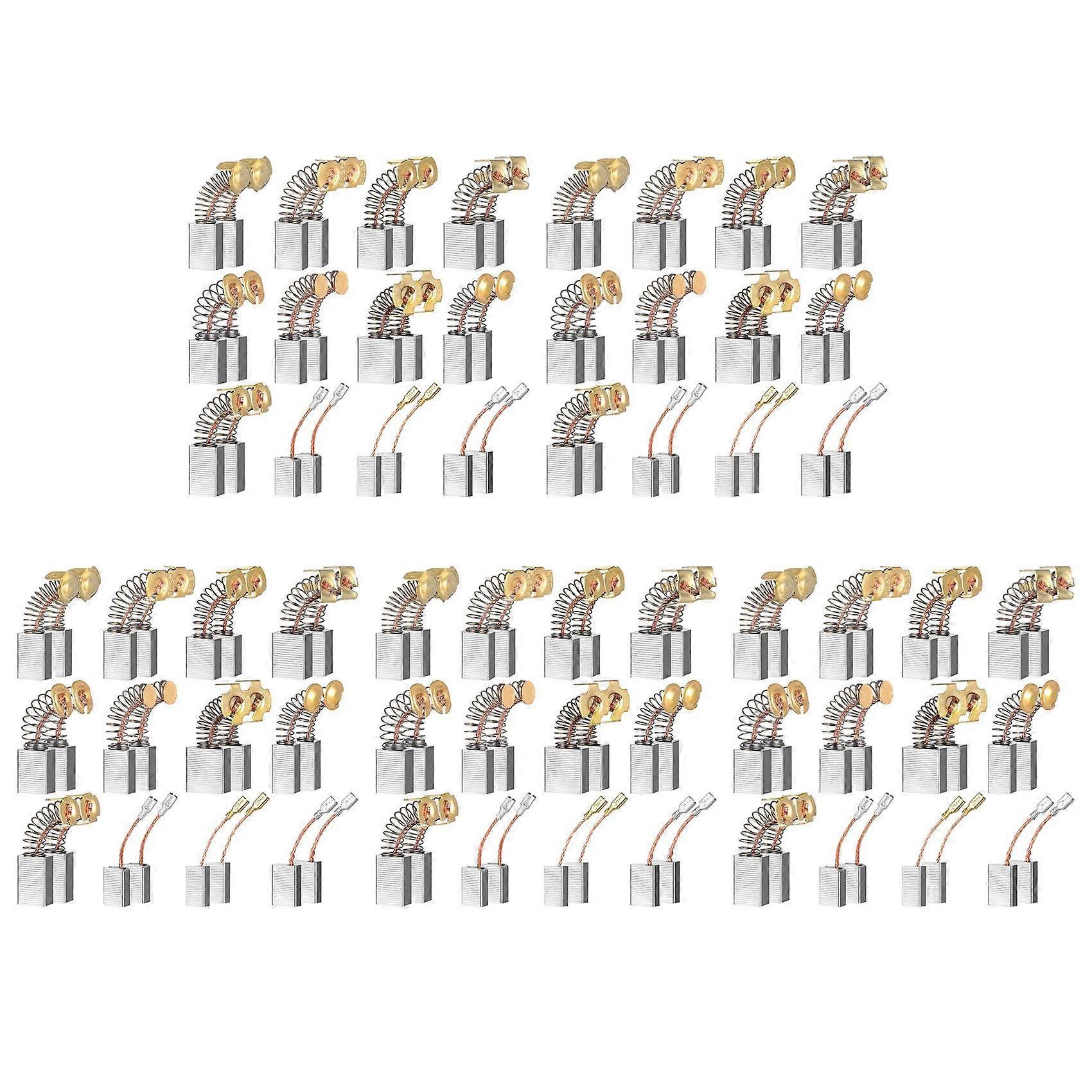 120 Pcs Electric Motor Brushes Carbon Brushes Power Tool Replacement Part for Repair Power Tool 12 Different Sizes