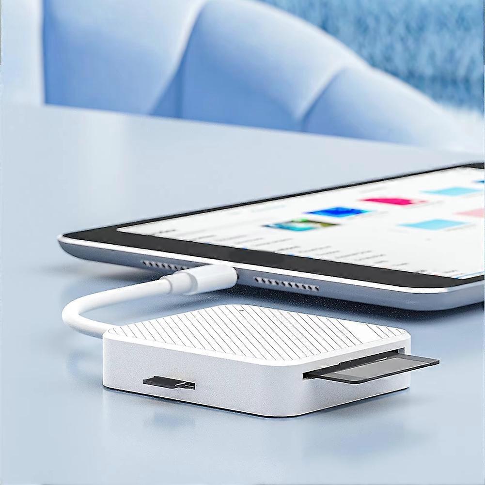 Multi-Function Phone OTG 4 in 1 Card Reader Type-C USB Smart Media M2 SD SM XD Memory Cards Reader Read Simultaneously