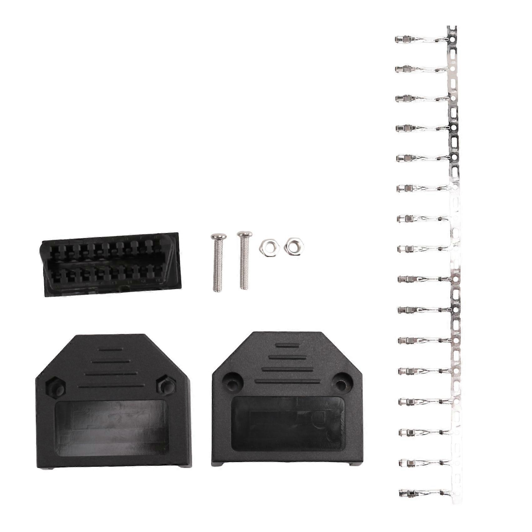 OBD2 OBD II 16 pin connector socket Diagnostic Tool Adapter OBD ...