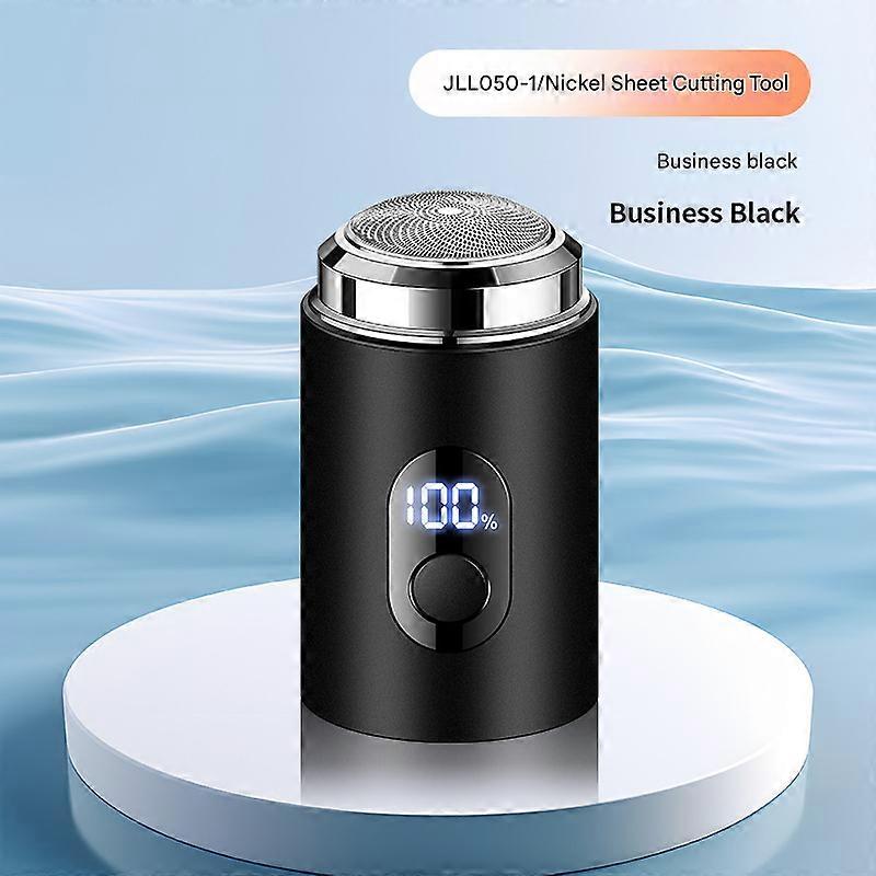 Mini Electric Shaver with Battery Display Trimmer Portable Shaving Razor