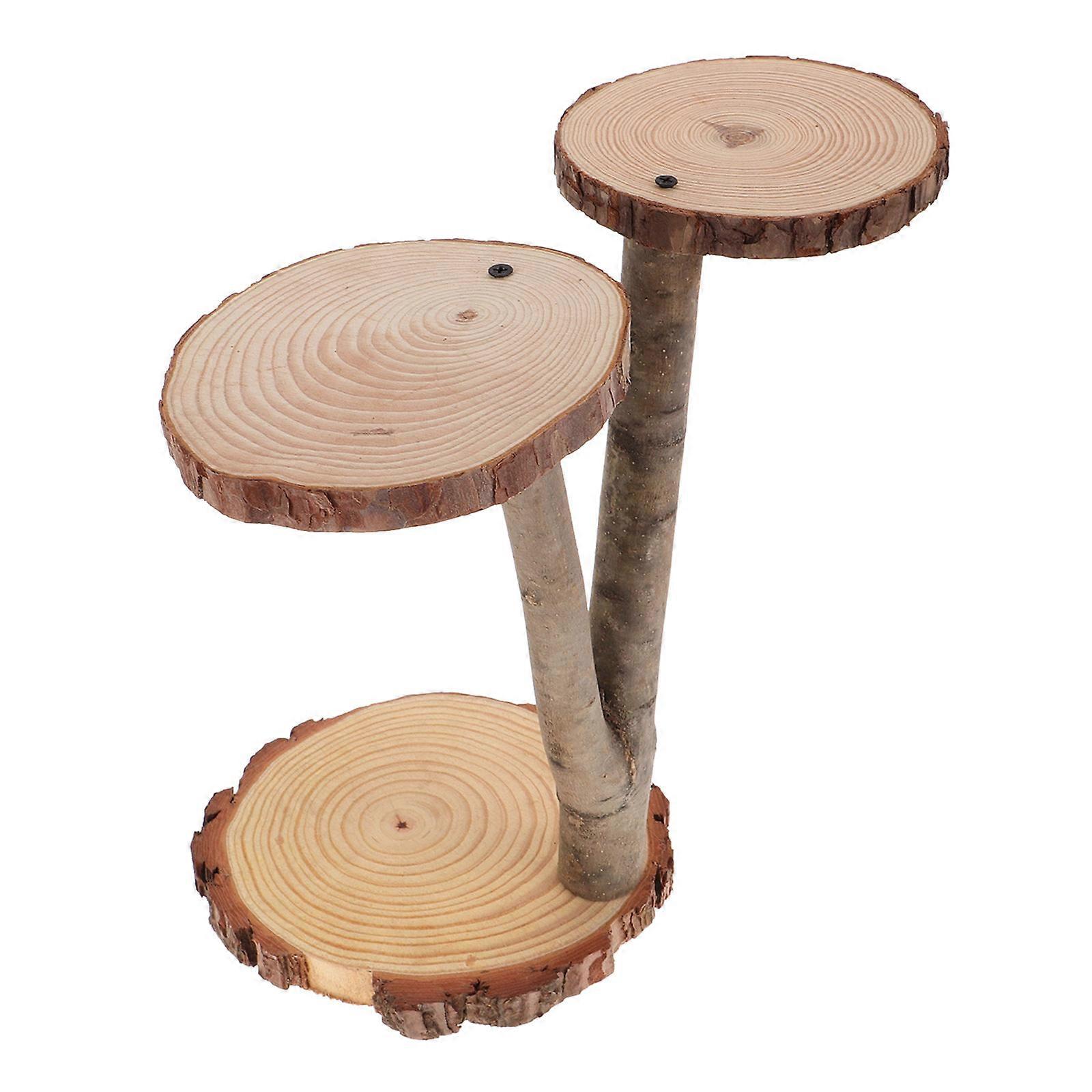Wooden Cake Stand Cake Display Rack for Displaying with Material