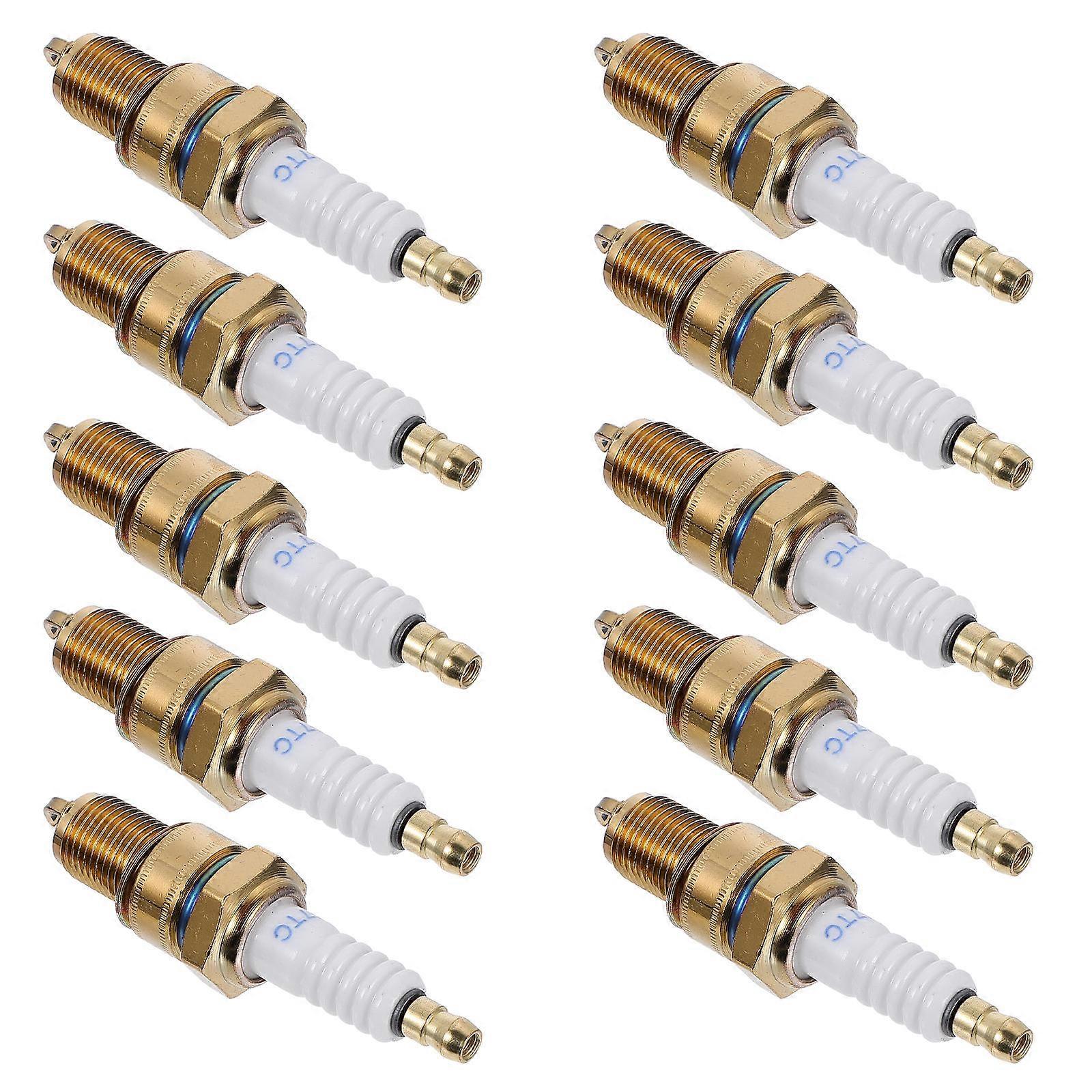 Garden Equipment Spark Plugs Engine Replacement for Gardening Use 10Pcs