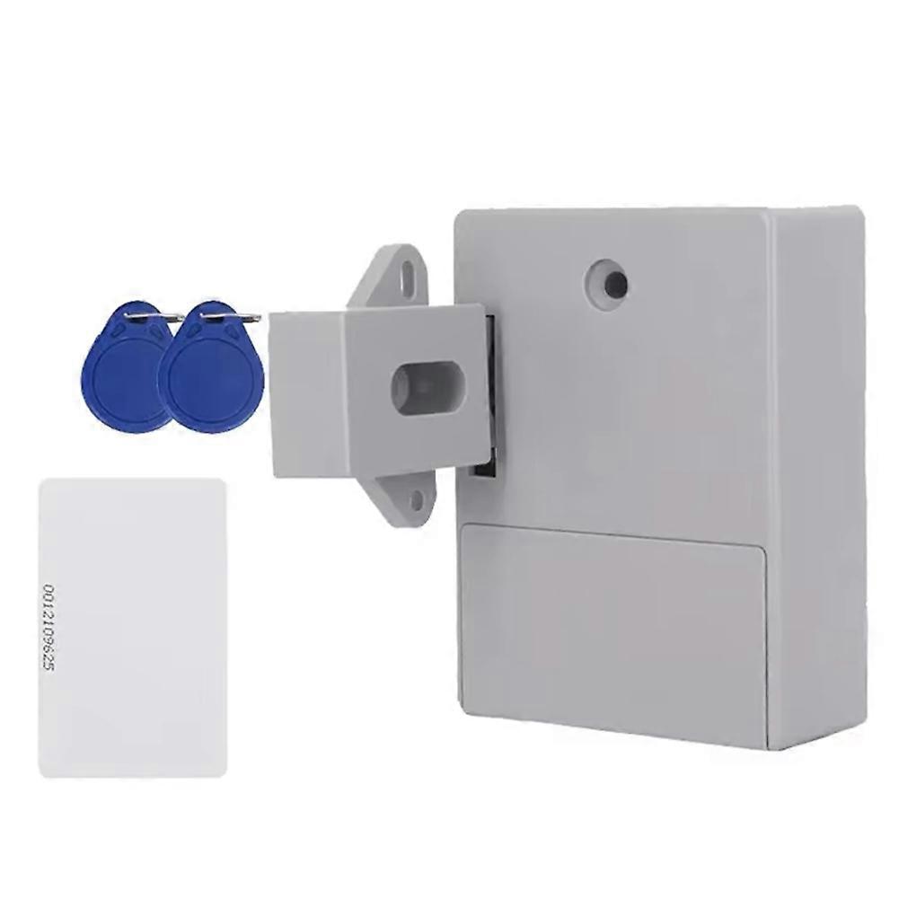 Smart Sensor Invisible Lock RFID Key Card Drawer Lock Hidden Punch-Free Digital Locks DIY for Cabinet Wardrobe A