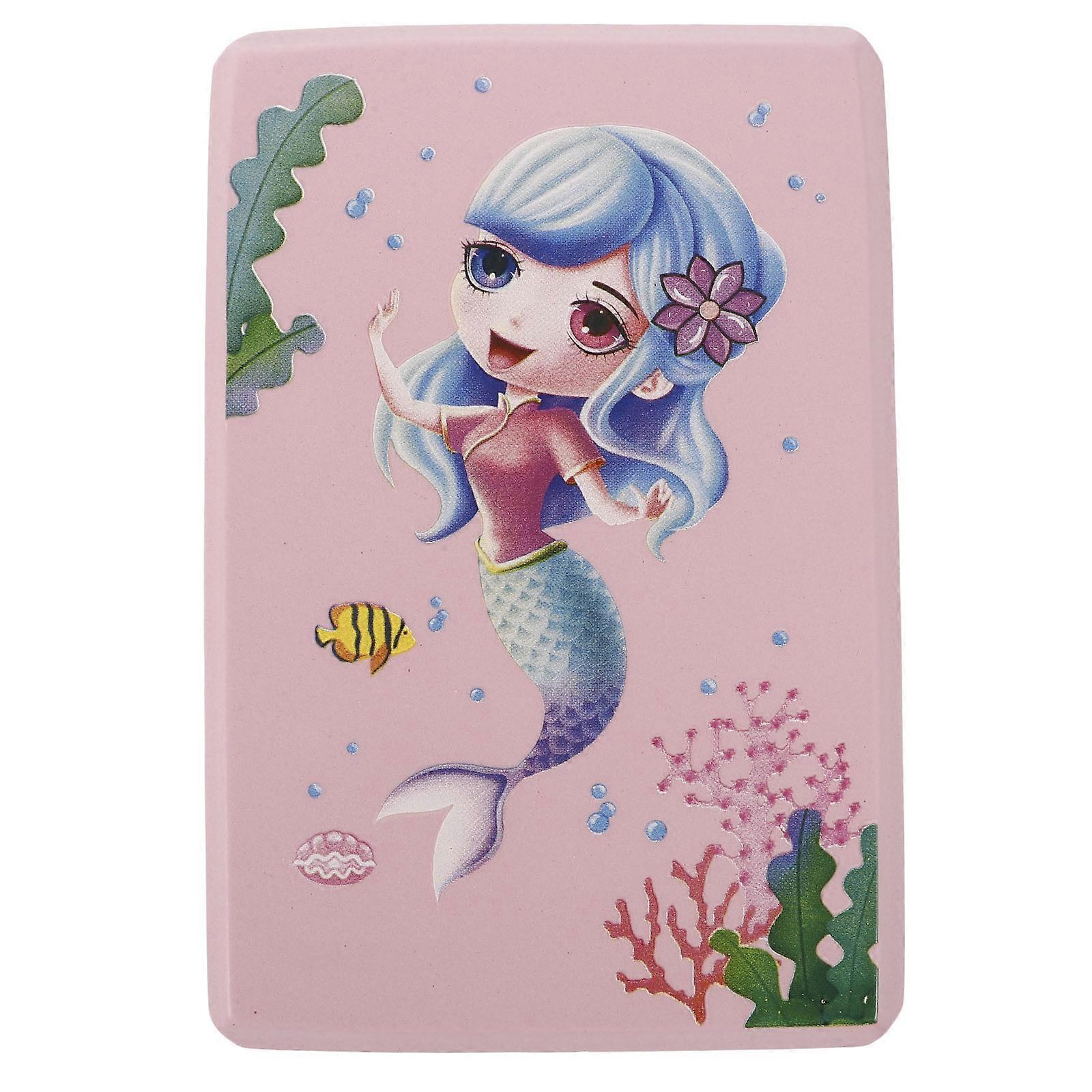 Eva Pink Yoga Block for Exercise Durable Yoga Training Brick Tool