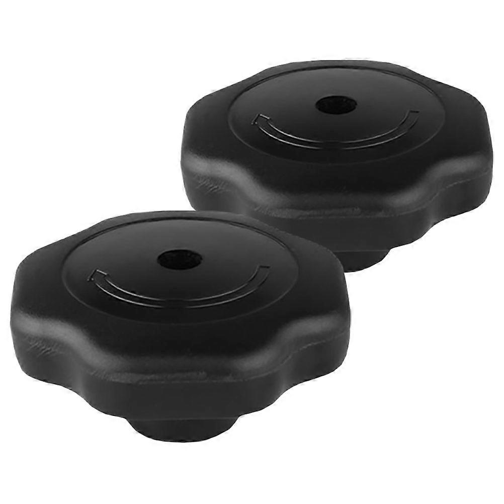 Pressure Cooker Lid Knobs for Convenient Use 2Pcs Black Plastic Pot Cover Knobs