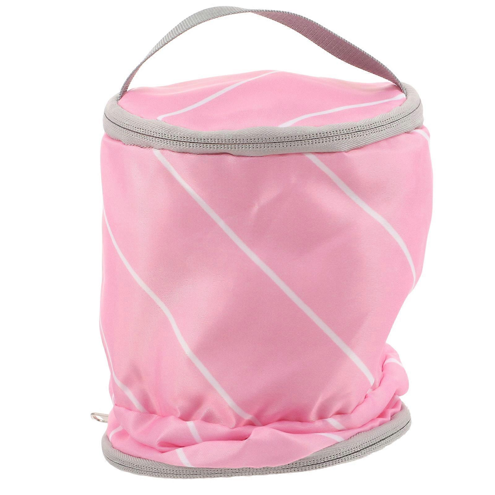 Pink Travel Storage Bag for Travel Storage with Compression Function
