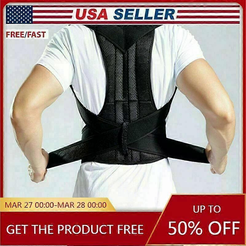 Adjist Lower&Upper Posture Corrector Support Magnetica Back Shoulder Brace Belt