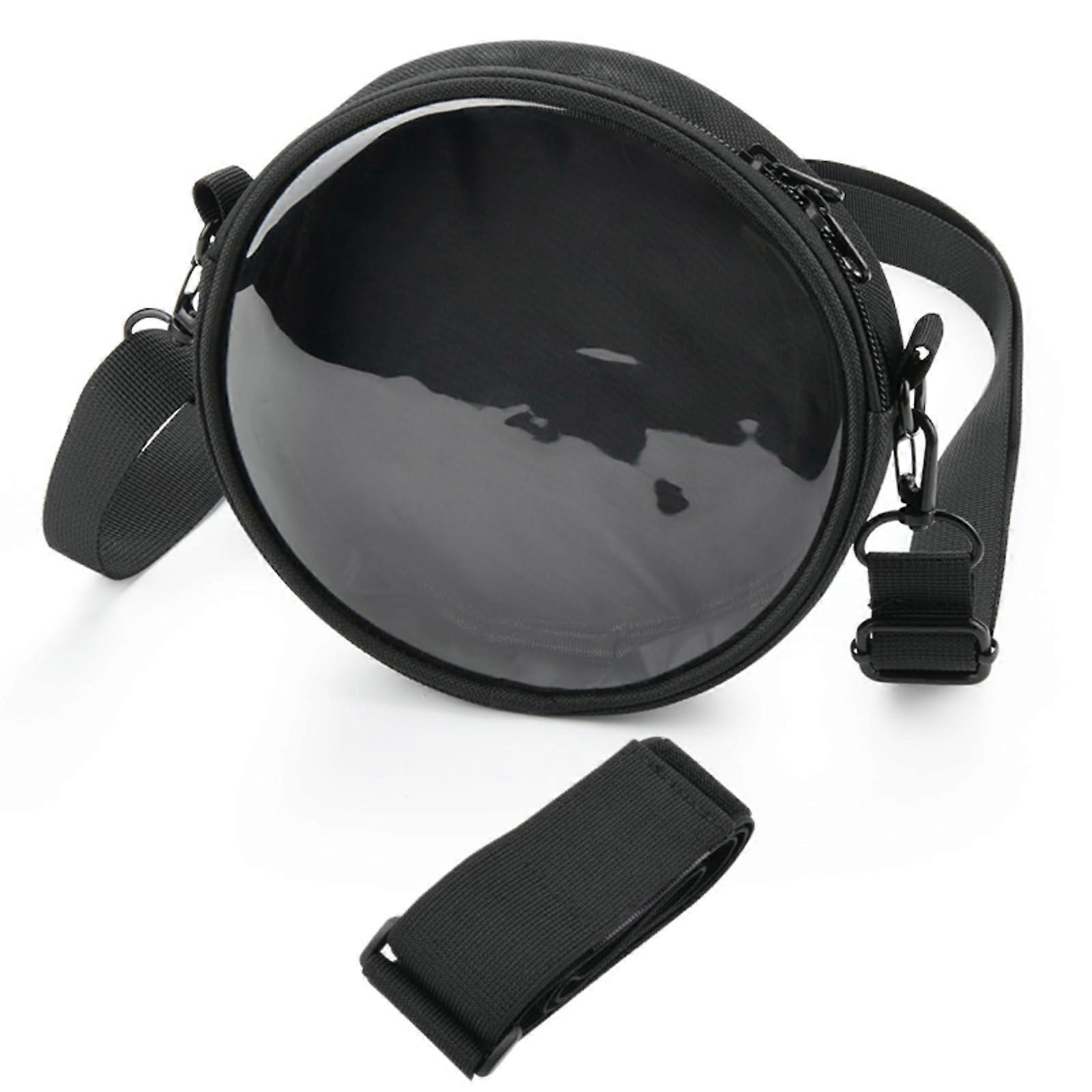 Portable CD Player Case TPU Transparent, Fits Arafuna CD5189B And HOTT CD204, Travel Storage, Black Transparent