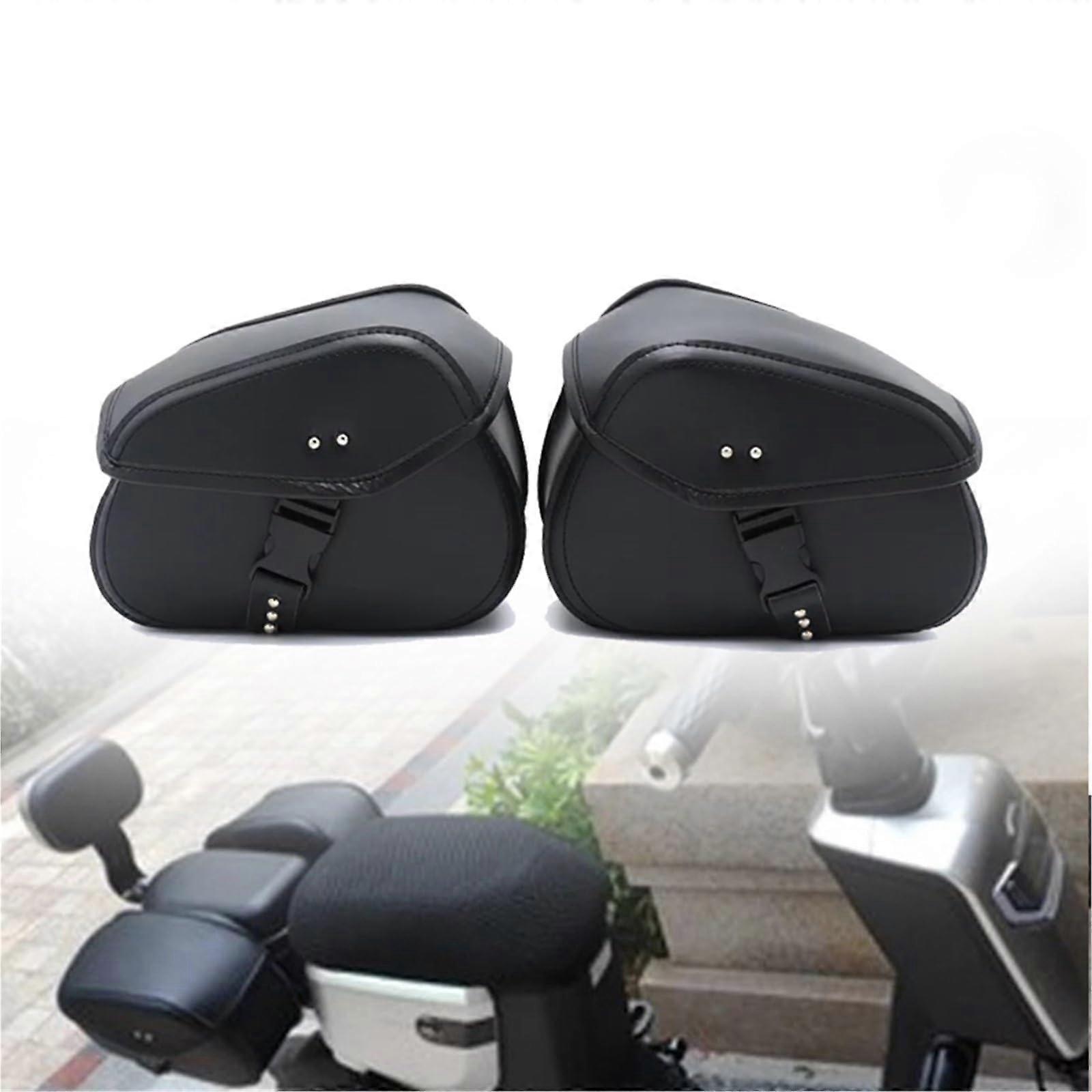 Waterproof Motorcycle Saddlebag with Tool Storage, Large Capacity Side Luggage for Suzuki