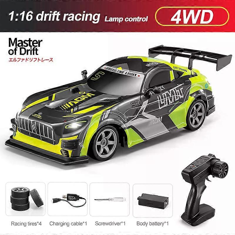 Voiture �� d��rive RC �� quatre roues motrices, v��hicule de course t��l��comp��titif �� grande vitesse r��sistant aux chocs, jouets ��lectriques pour