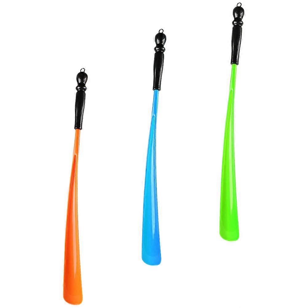 Home Use Shoe Lifter 3Pcs Practical Shoehorn Tools for Easy Wearing