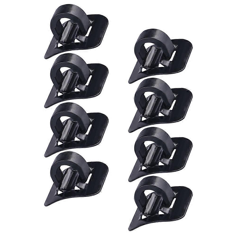 Bicycle Component Fixation C Clip with Adhesive Seat Durable Design 8Sets