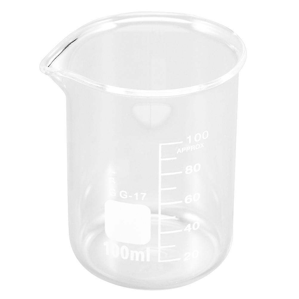 Beaker for Lab and Baking Use 100Ml Transparent Glass Measuring Cup
