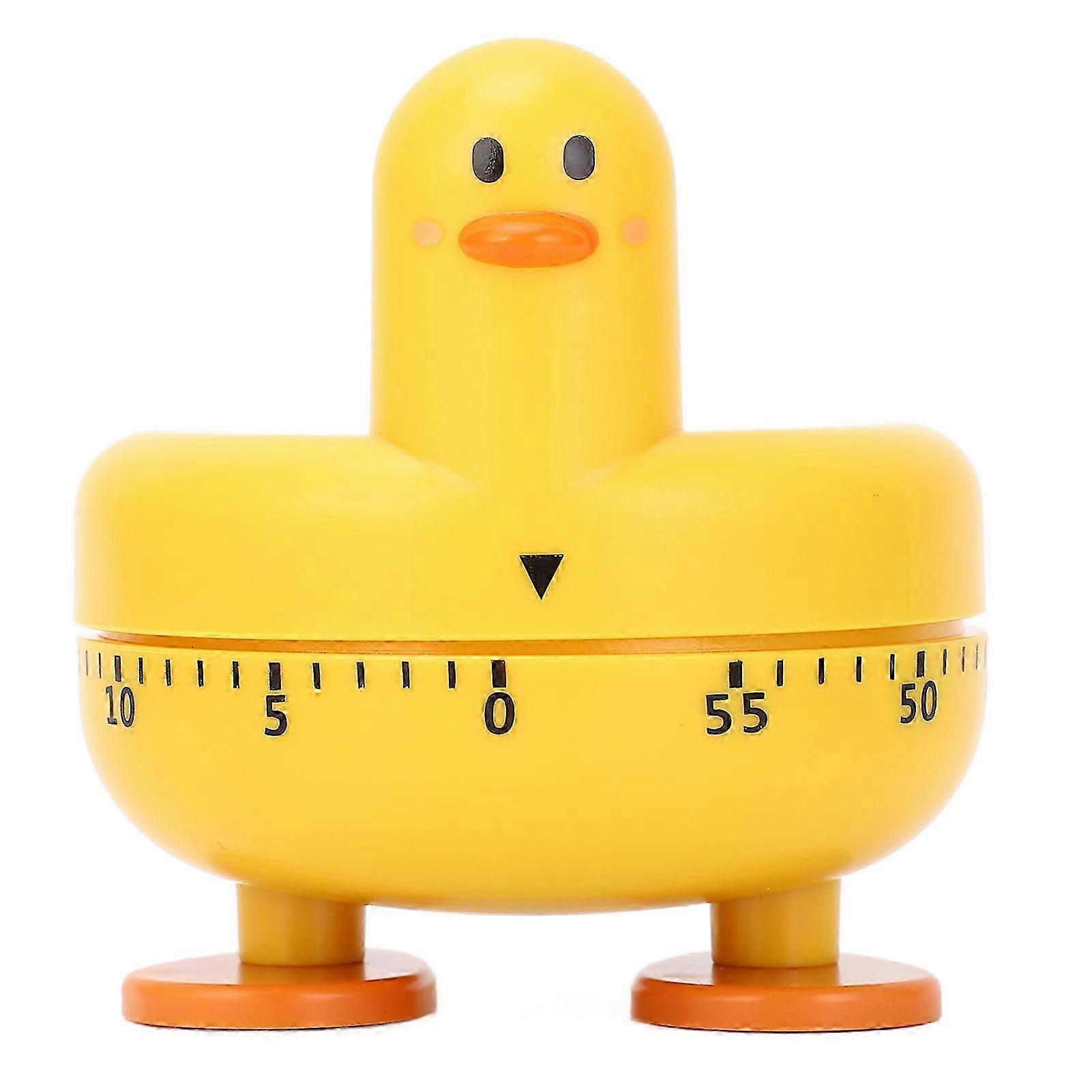 26-27 Kitchen Wind Up Cartoon Duck 60 Minute Countdown Mechanical Timer for Cooking Baking Study Timing