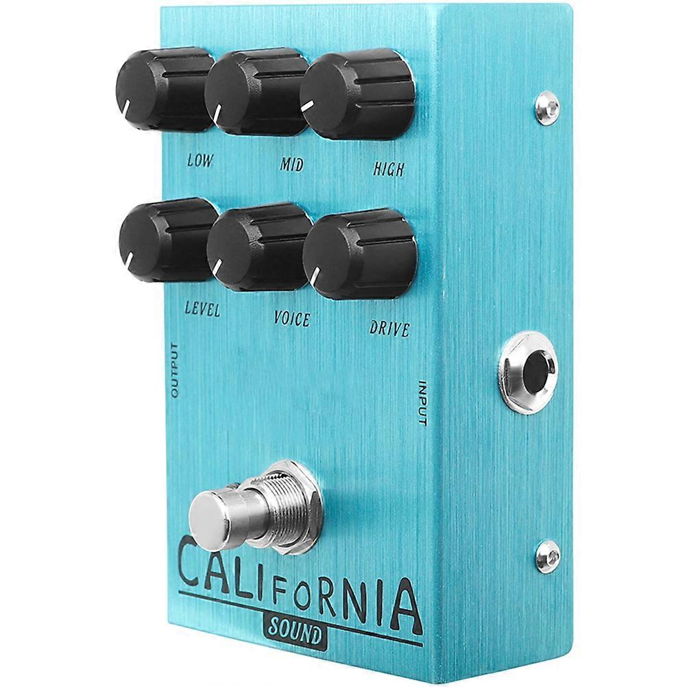 Sky-Blue Guitar Effect Delay Pedal for Electric Guitar 5Pcs Kit