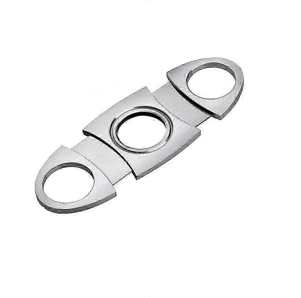 26-27 Silver Stainless Steel Cigar Cutter