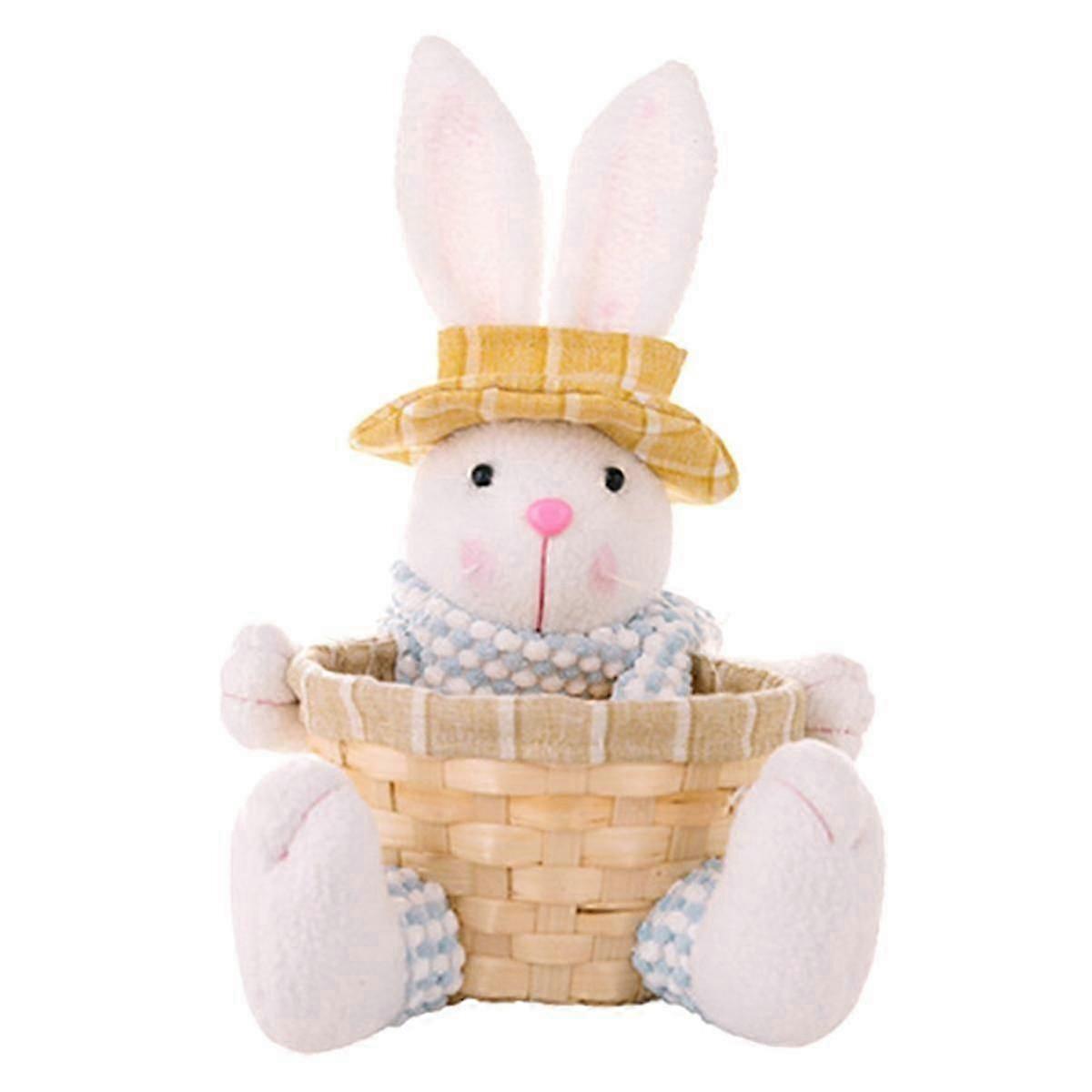Easter Candy Dish, Bunny Easter Basket, Easter Candy Storage Basket, Gift Box for Table Decor Easter Gift,B