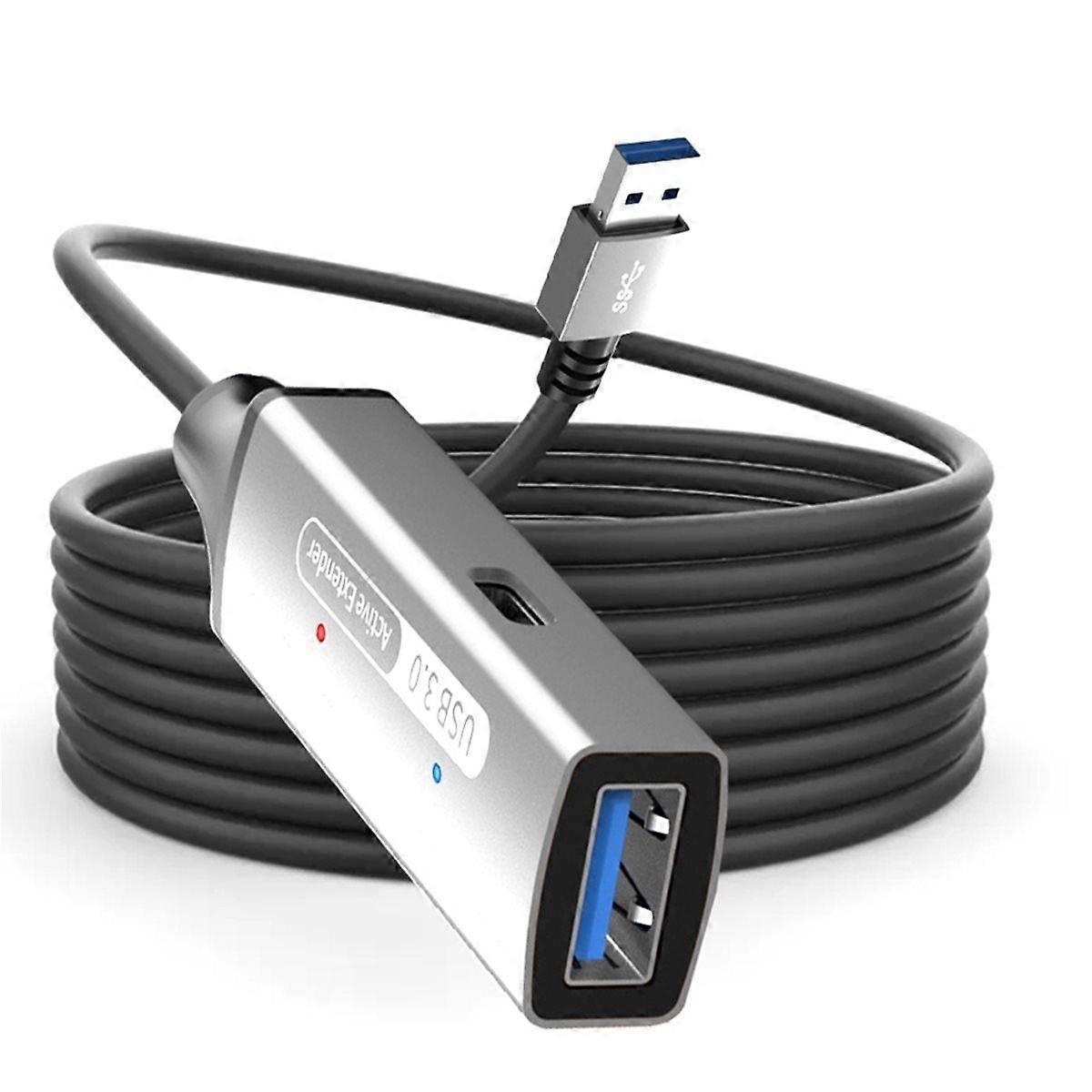 USB 3.0 Active Extension Cable with Booster Active USB 3.0 Extender Cable USB 3.0 Extension Cord Mal