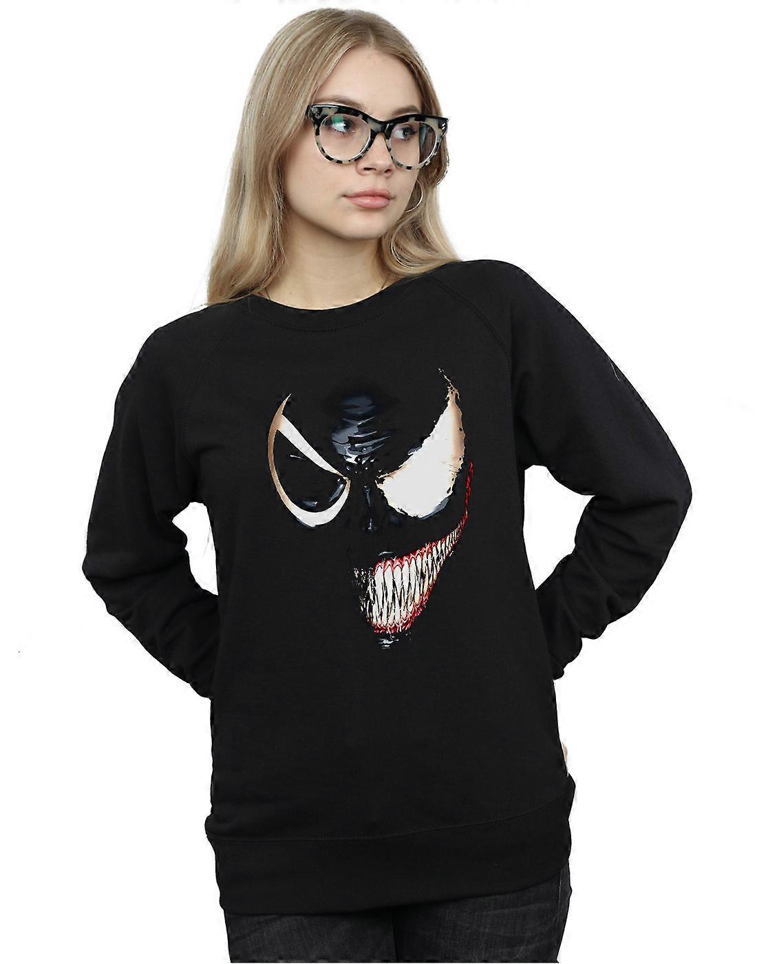 Marvel kvinnors Venom Split ansikte Sweatshirt