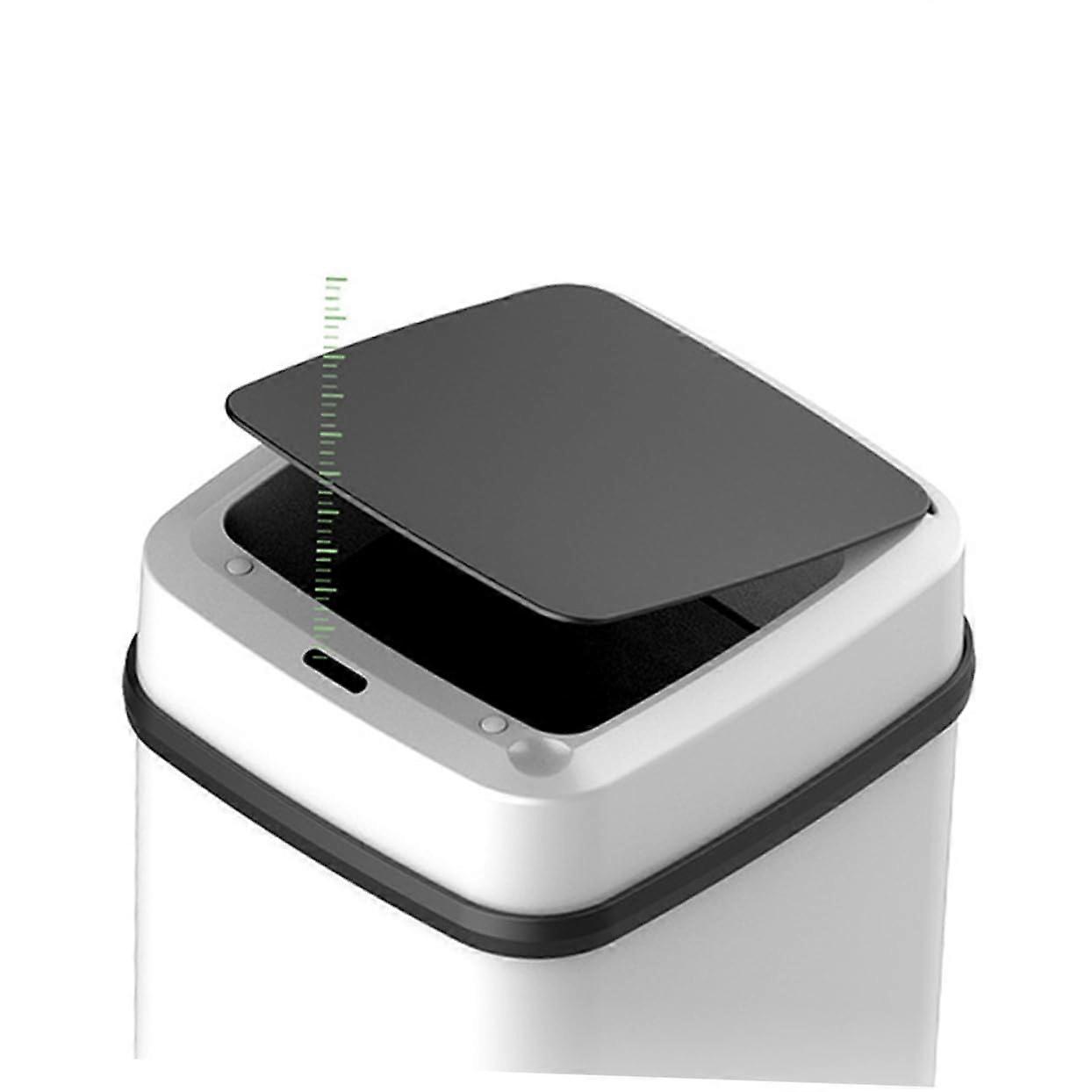 Sensor Trash Can with Smart Automatic Lid, Silent Operation, Long Battery Life, Motion Detection