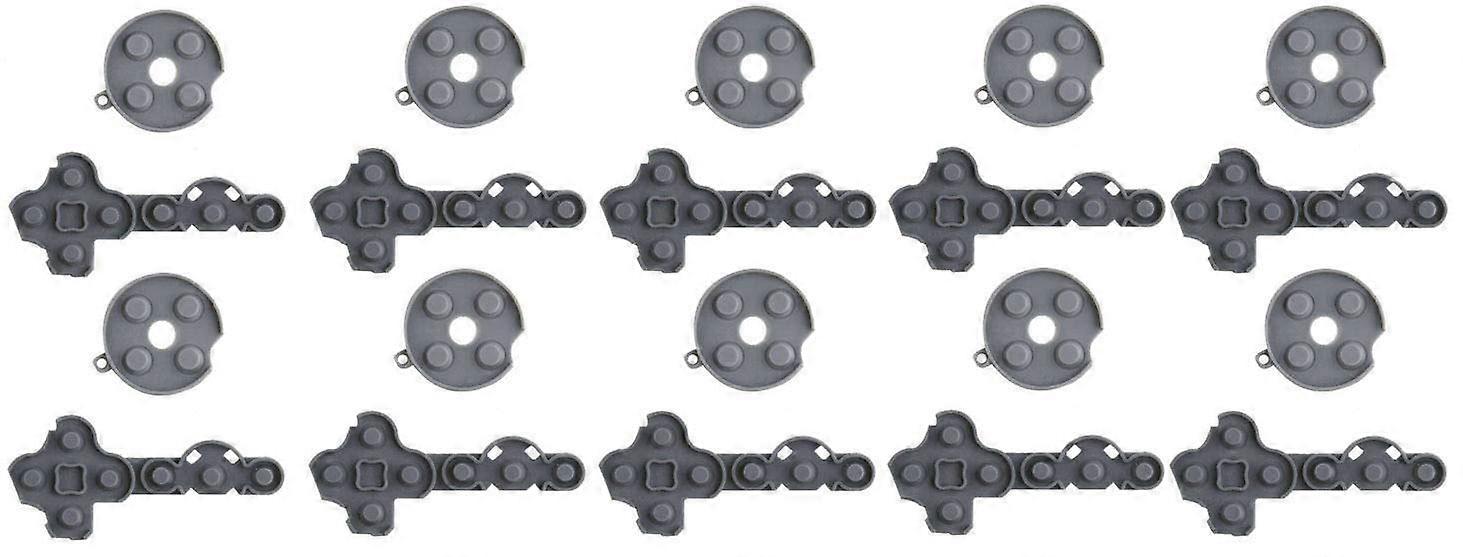 Replacement Parts for Xbox 360 Controller  10 Sets Durable Silicone Button Pads for