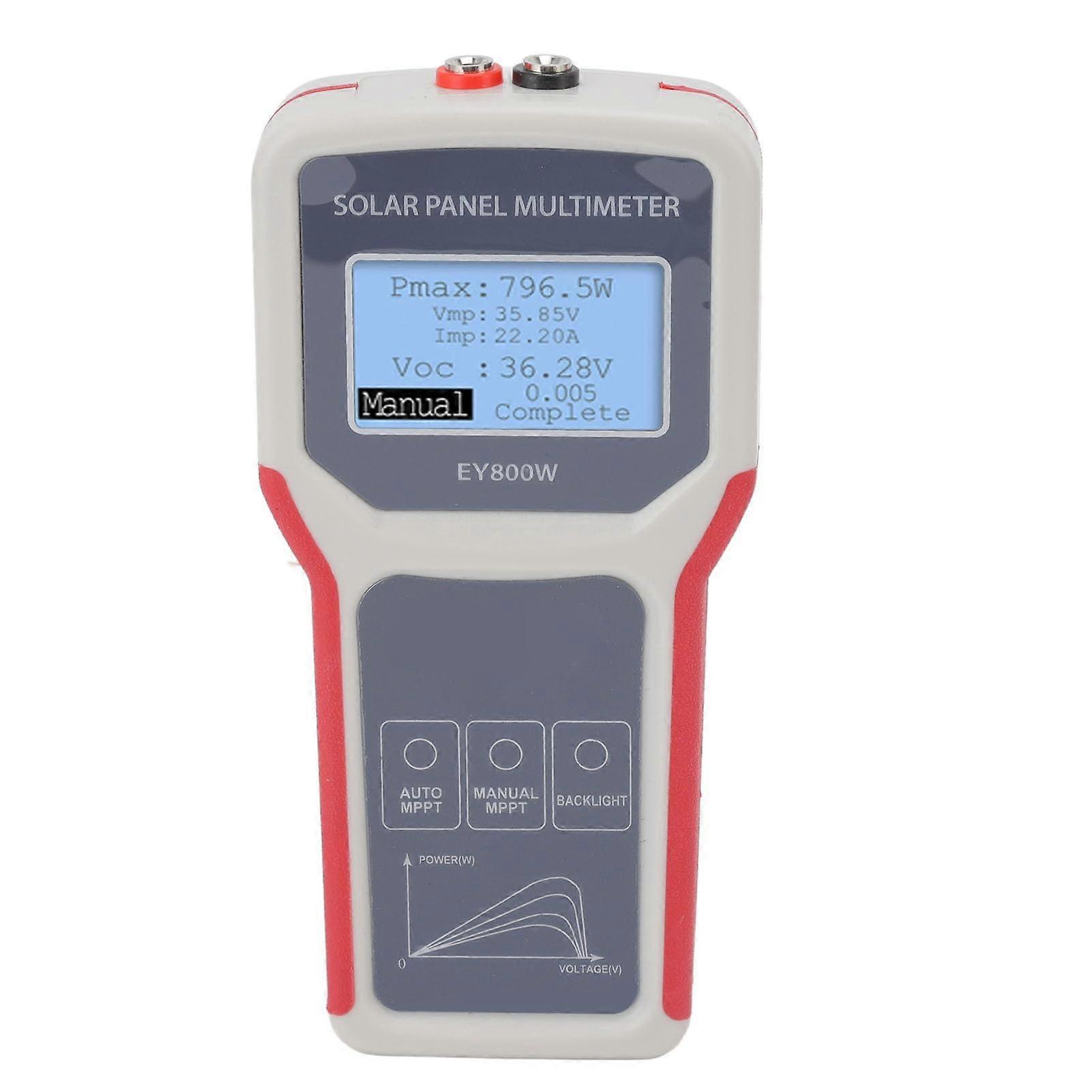 MPPT Solar Panel Tester with LCD Display, Auto MPPT Detection, Accurate Power Testing for Manufacturers