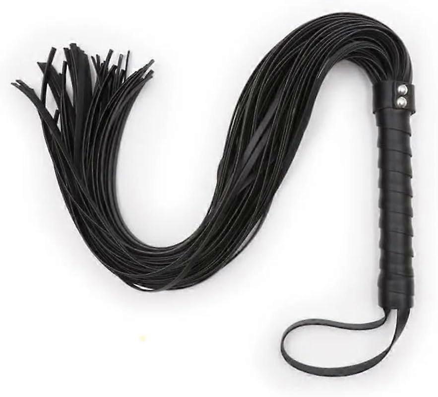 Leather Riding Crop Lightweight Durable Flexible Equestrian Training Whip for Daily Use