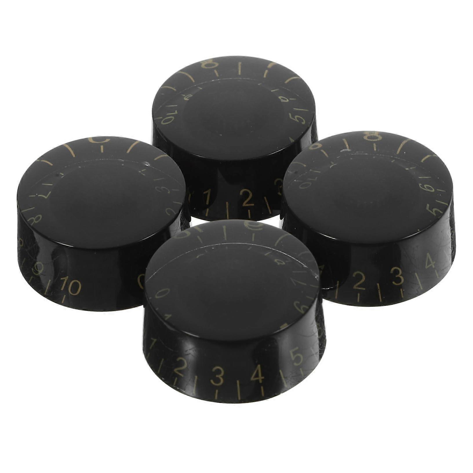 4pcs Strat Guitar Knobs Set for Stratocaster Volume Control and Easy Installation