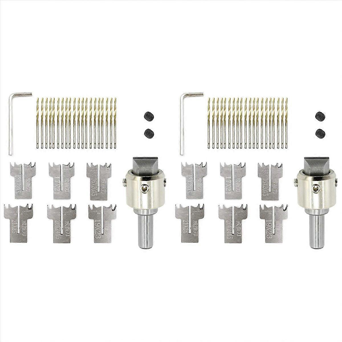 30 PCS Ring Drill Bit Set, 16-21mm Blades Ring Maker Bead Drill Bit