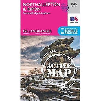 Northallerton & Ripon, Pateley Bridge & Leyburn (OS Landranger carte)