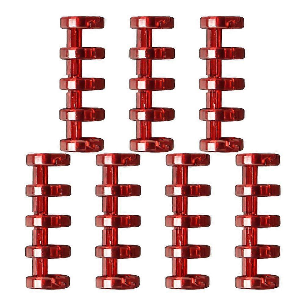 7pcs Loose Leaf Binders Scrapbooking Book Clips Five-hole Segmented Binders