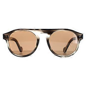 Moncler Okulary przeciwsłoneczne ML0073 98J Ciemnozielony Roviex