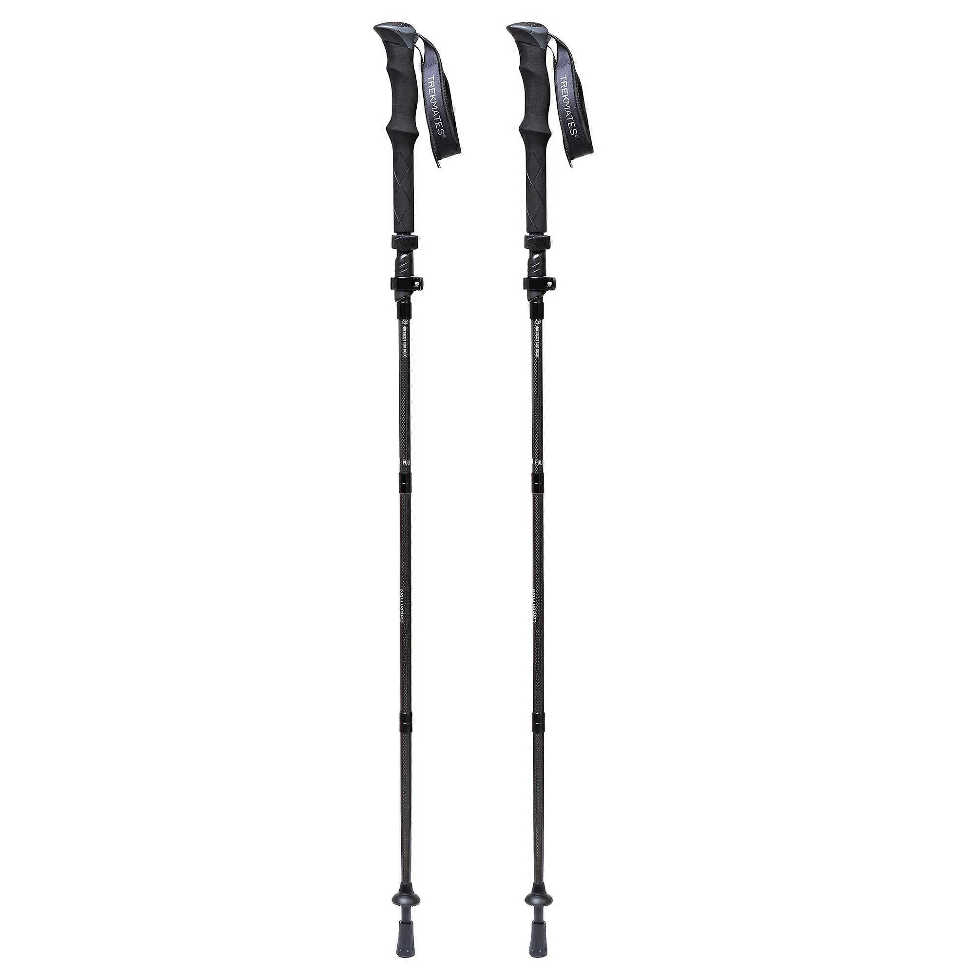 Trekmates - Folding Carbon Lightweight 5-Section Pole Pair