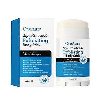 Exfoliërende bodystick met 7% AHA + 0,5% BHA, formule voor een gladde en zachte huid, vaste, niet-kleverige textuur, voedende verzorging, voor armen, benen, binnenkant dijen, enz.