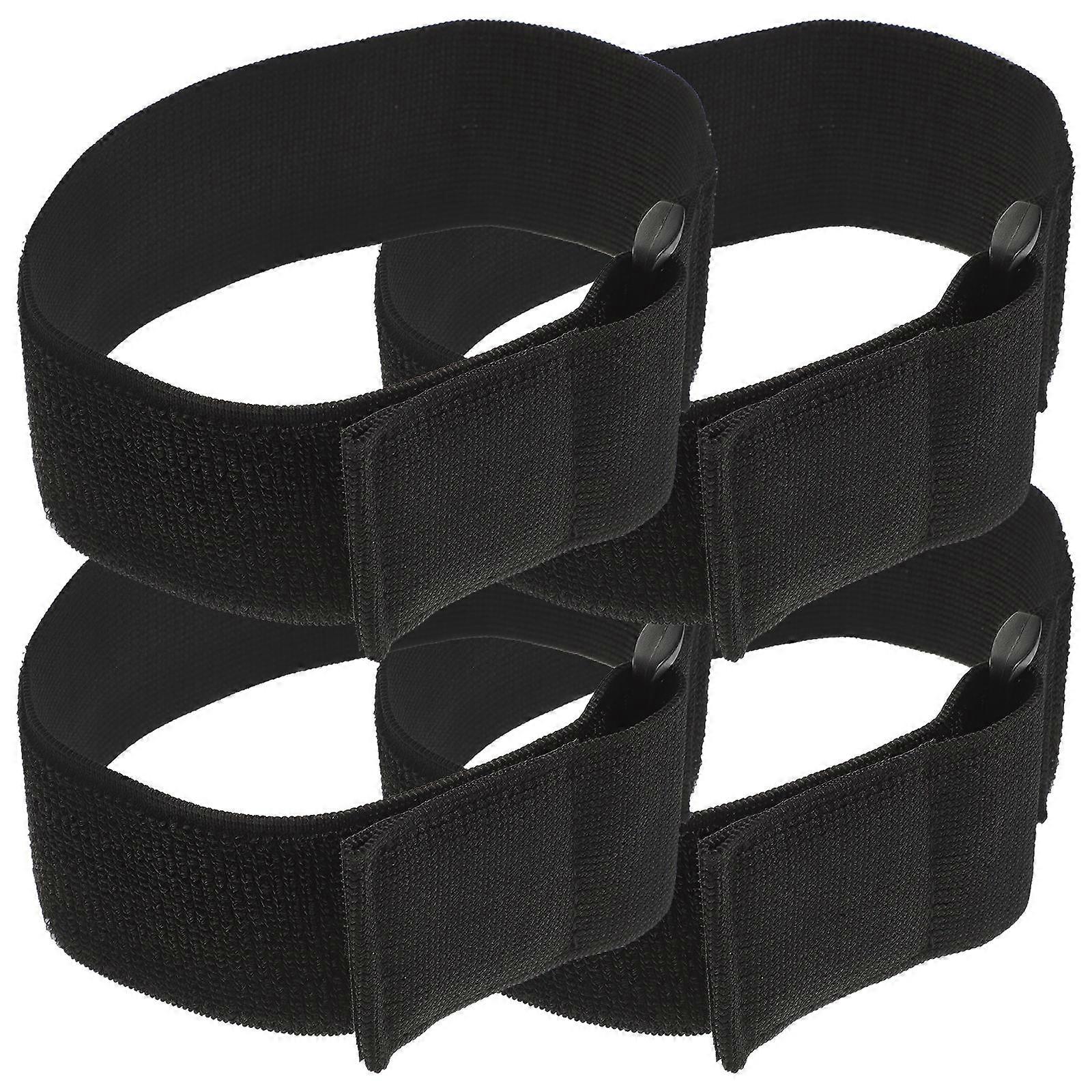 4pcs Crochet et Boucle Sangle Élastique Sangle Polyvalente Sangle Réutilisable Sangle De Sangle