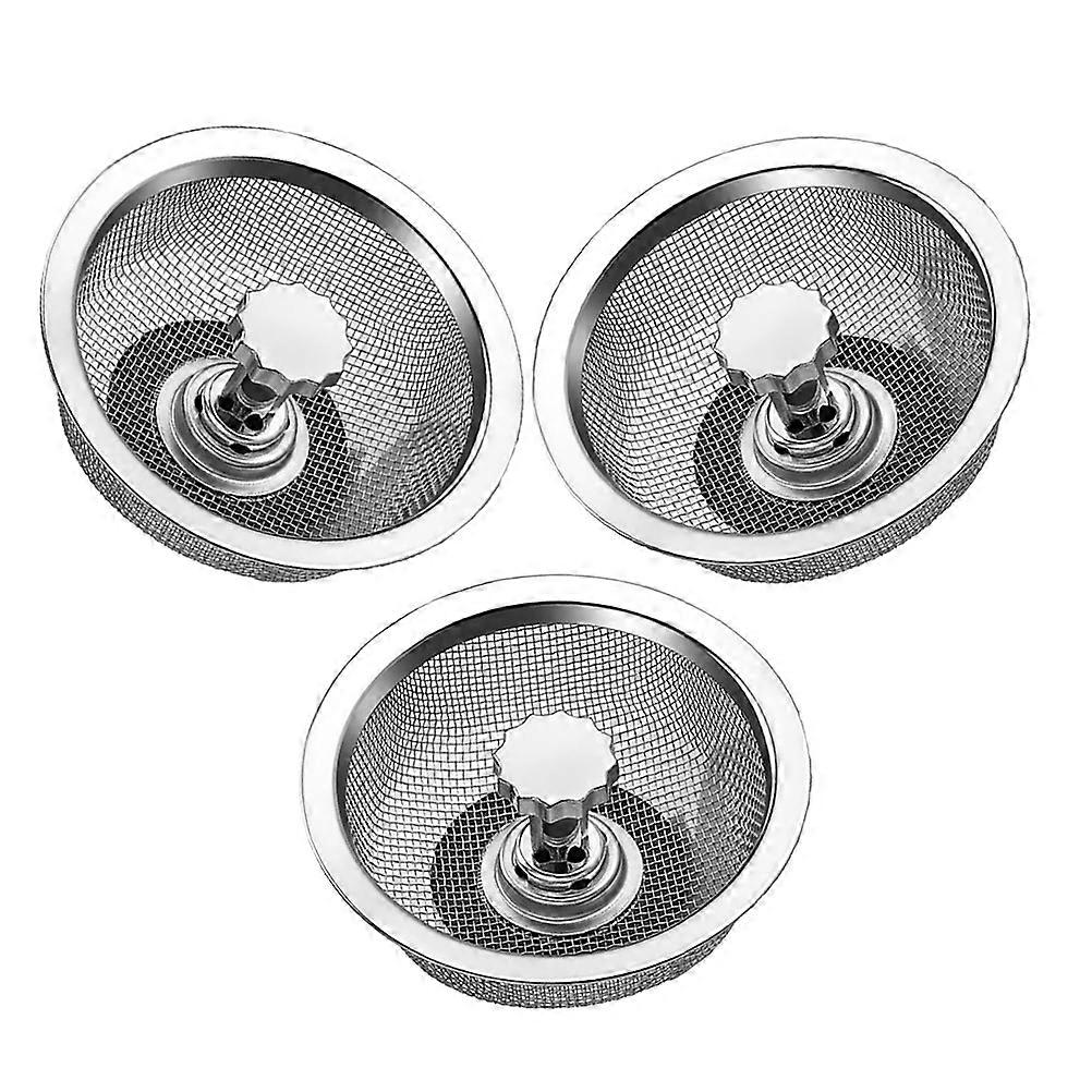Rust-Proof Sink Drainer for Kitchen Use 3Pcs Household Garbage Strainers