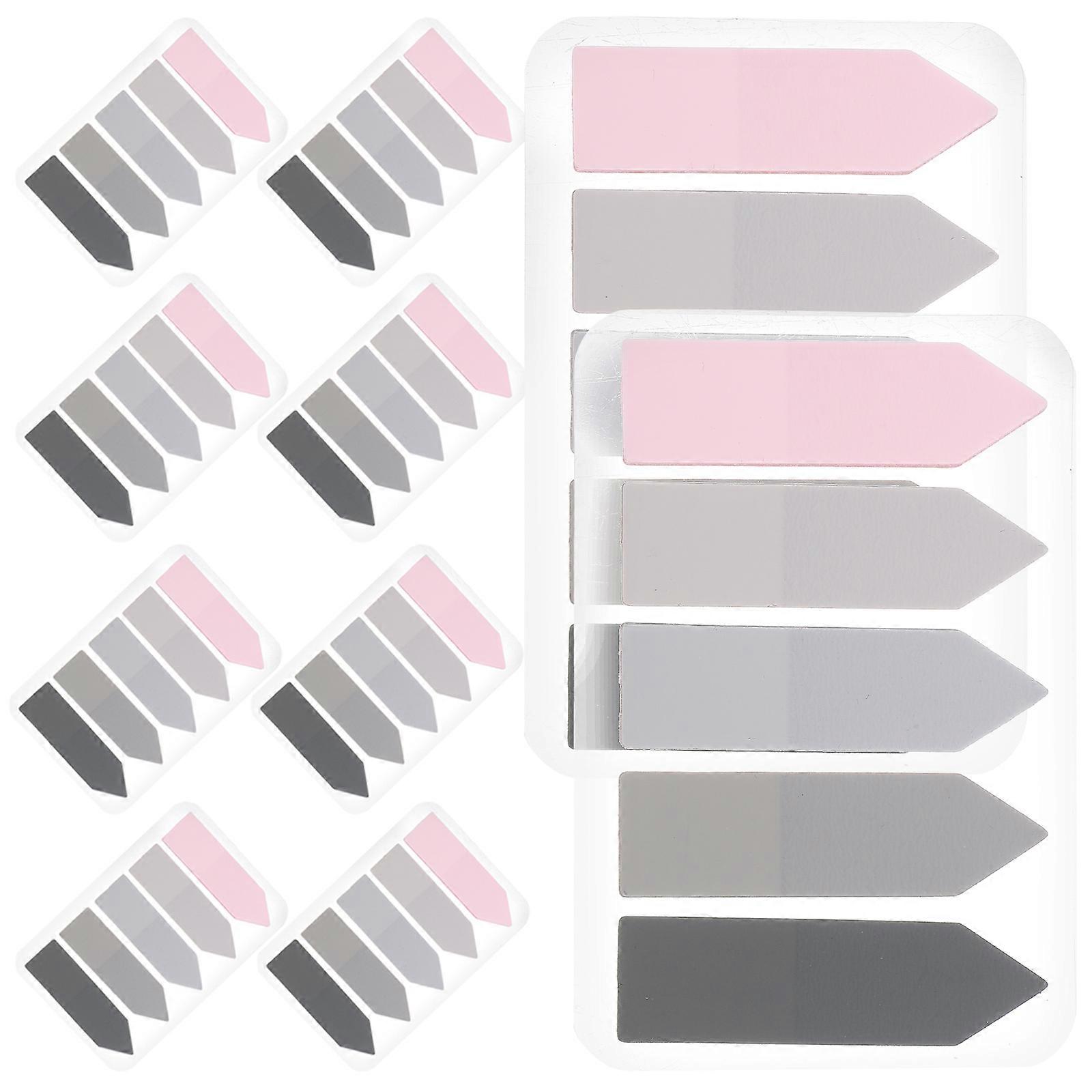 Convenient Sticky Reading Strips Adhesive Markers for Notes 20Sets Assorted Color