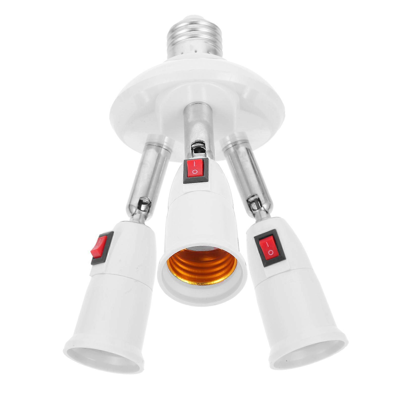E27 Base Bulb Adapter Lamp Head Converter Socket Splitter