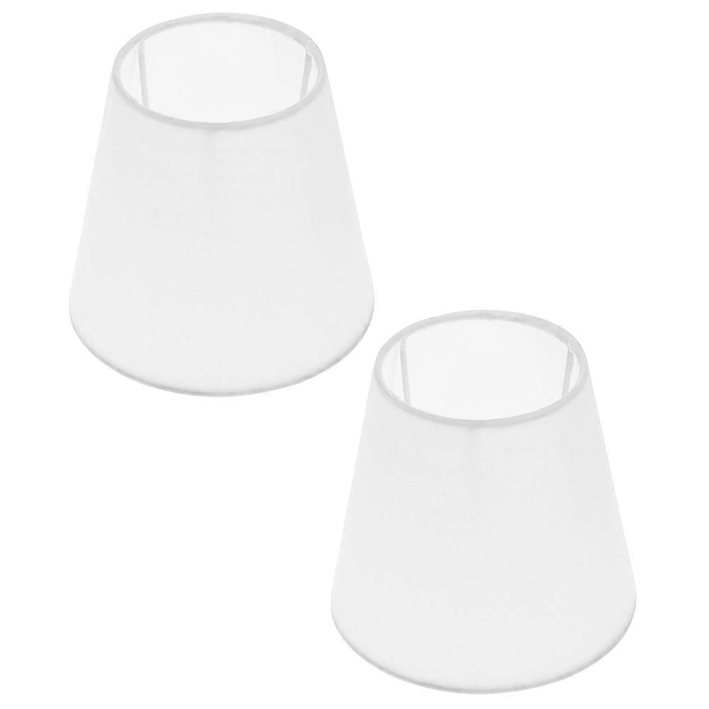 Creative Lampshade Cloth Lampshade Diffuse Lighting Cover 2Pcs White
