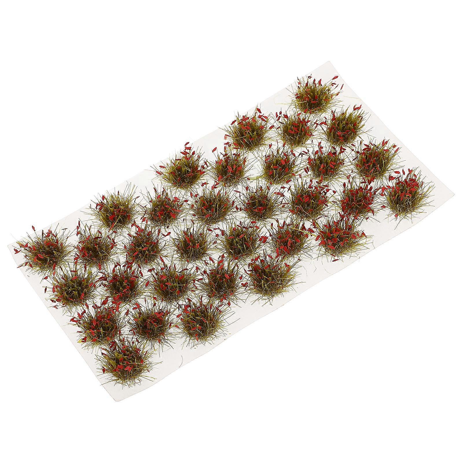 Artificial Grass Cluster Model Decorative Plants for Decoration 64Pcs Kit
