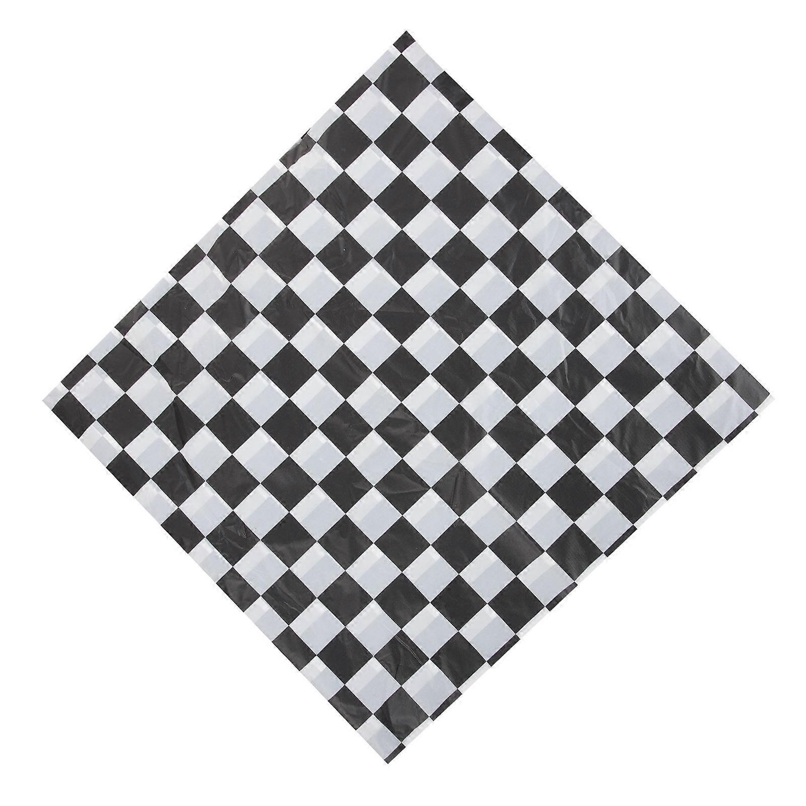 Waterproof Table Cover Checkered Pattern for Table Use Oil-Proof Tablecloth