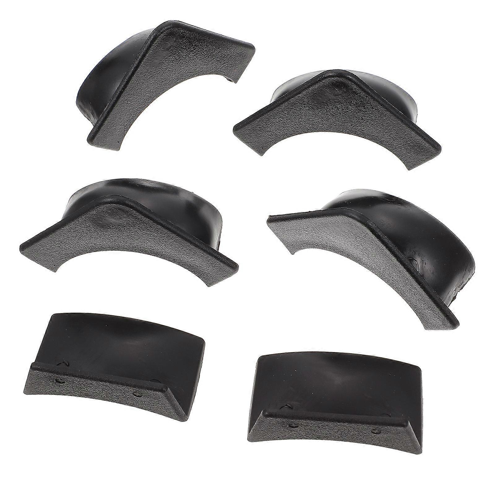 Pool Table Pocket Liner Black Table Accessories 6Sets for Billiards