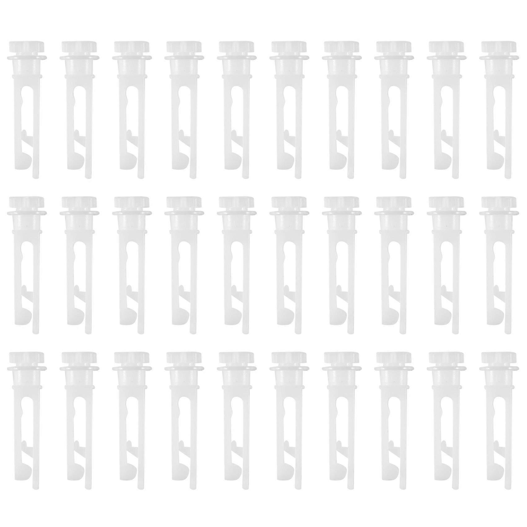 30Pcs Vertical Blind Stem Replacement White Stems compatible with Vertical Window Blind Vertical Blind Carrier