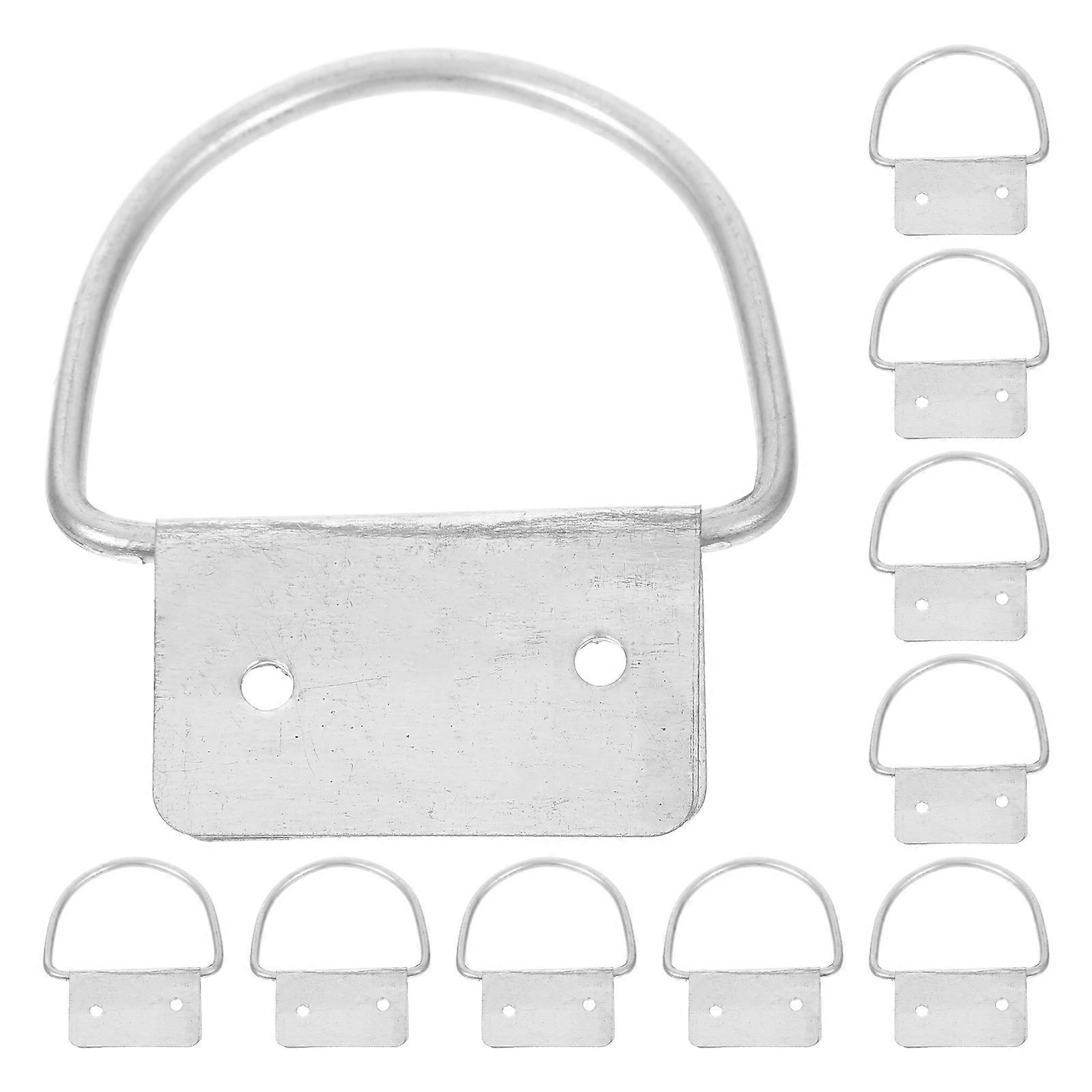 10pcs Trash Can Handle Ring Replacement Garbage Can Pull Handle Multi-functional Handle