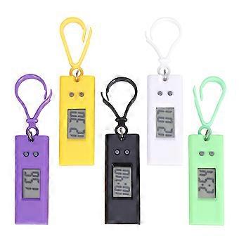 5Pcs Chaveiro Relógios Eletrônicos Engraçado Chaveiro Relógios de bolso Exame Pequenos Relógios Suspensos para Crianças Estudantes (Cor aleatória)