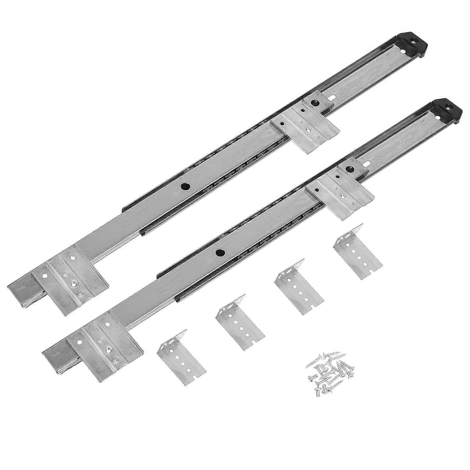 1 Set Keyboard Slide Keyboard Replacement Guide Rail Computer Table Drawer Slide Keyboard Guide Rail Keyboard Slide Replacement