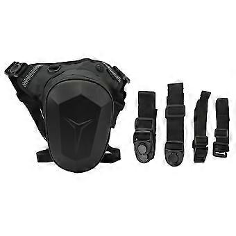 Motorcycle Drop Leg Bag with Reflective Strip Water Resistant Waist Pack for Outdoor Hiking Traveling Fishing Unique Pattern