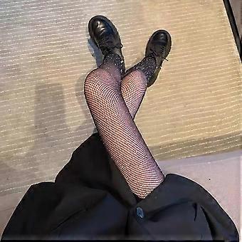 Sparkling Fishnet Tights - Stretchy Sheer Pantyhose - Party Clubwear Stockings