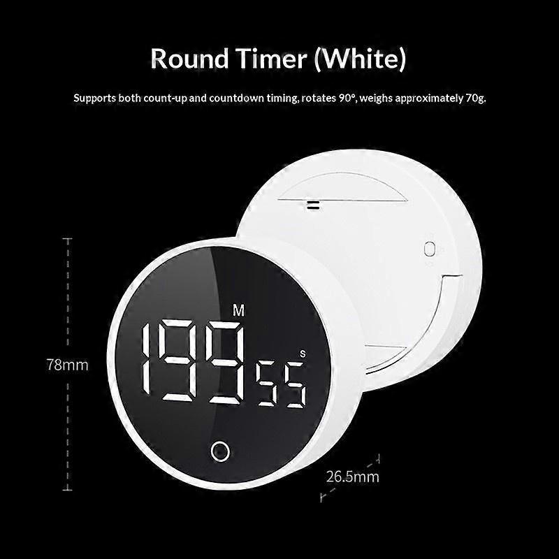 Magnetic Kitchen Timer Digital Timer Manual Countdown Rotary Timer Mechanical Cooking Timer Cooking Shower Stopwatch
