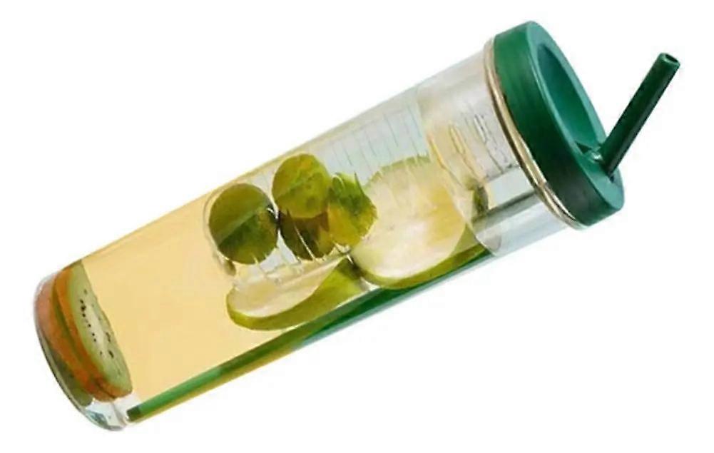 Clear Plastic Water Bottle with Straw Cup